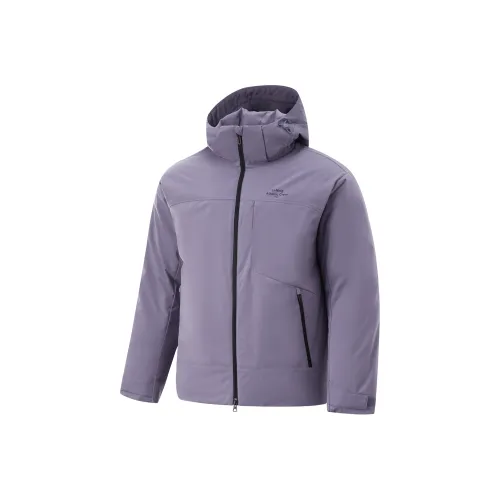 LINING Fondue Down Series Пуховик Мужской Raven Серый Фиолетовый