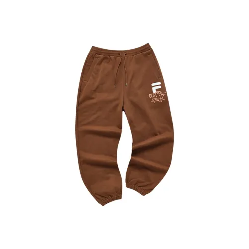 FILA FUSION Енот Коричневый Мужские Вязаные Спортивные Штаны