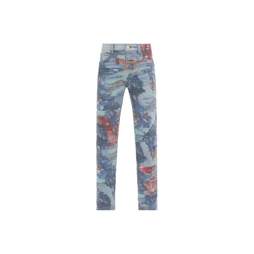 AMIRI Индиго Камень Мужские Джинсы