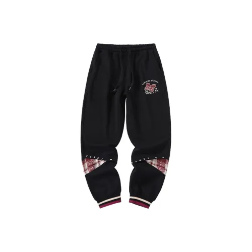 LAMLICKA Повседневные брюки Унисекс Черный