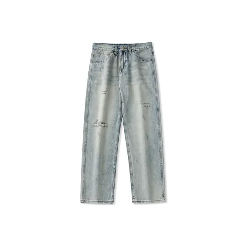 GTRG Светло-синие унисекс джинсы