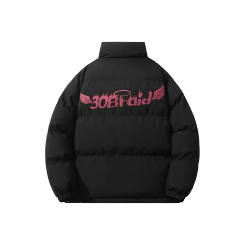 30BRAID Хлопковый пуховик Унисекс Черный