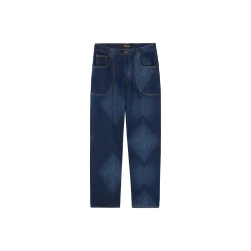 Ahluwalia Blue Men's Jeans Ахлувалия Синий Мужской Джинсы