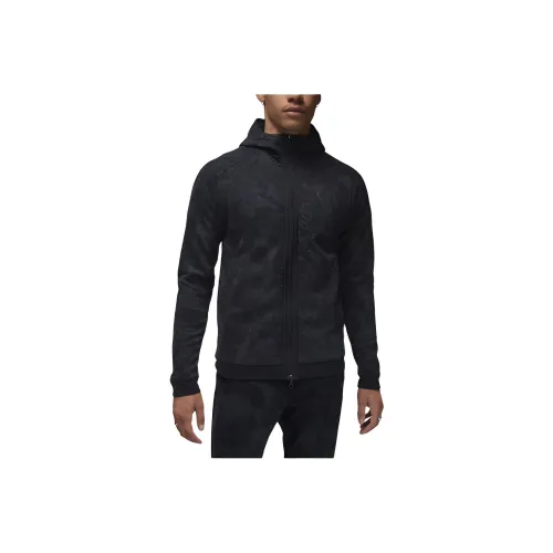 Джордан Full Zip Hoodie Куртки и Пальто Мужской Черный