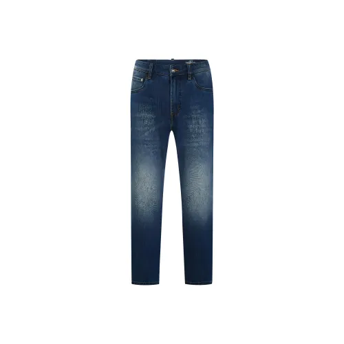 Cavalli Class Blue Men's Jeans Кэвали Класс Синий Мужские Джинсы