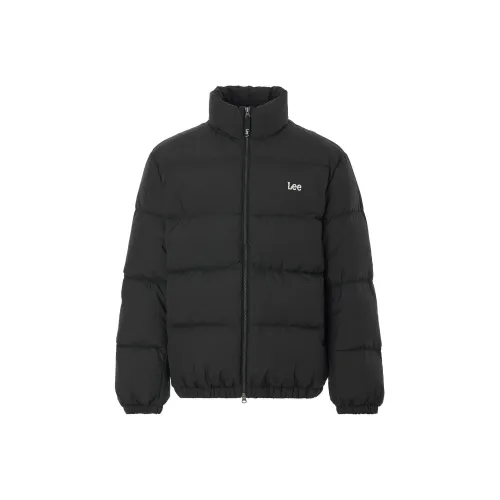 Мужская черная пуховая куртка совместного бренда Lee
