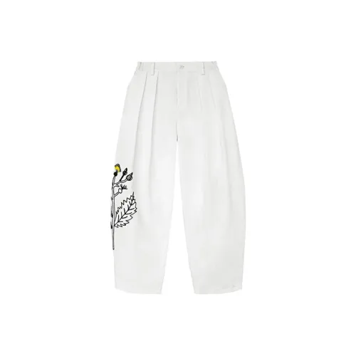 VALLEYOUTH Повседневные брюки Унисекс Белый