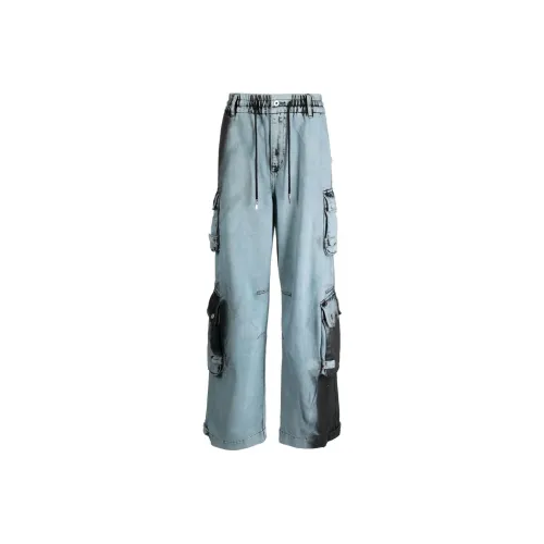 Feng Chen Wang Feng Chen Wang SS23 Синий Мужской Джинсы