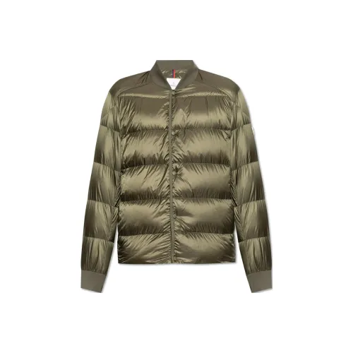 MONCLER Зеленый Мужской Пуховик