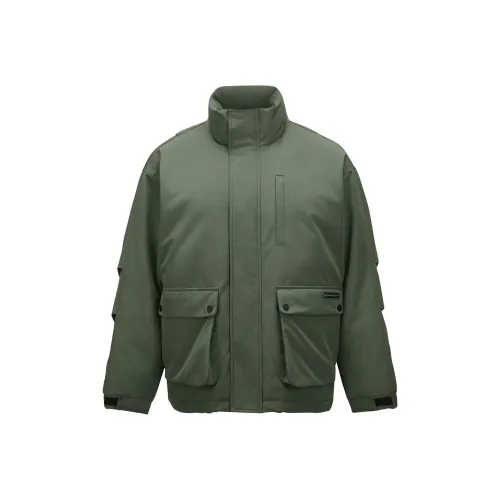 Skechers Sports Alliance Series Пуховик Мужской Thyme Зеленый