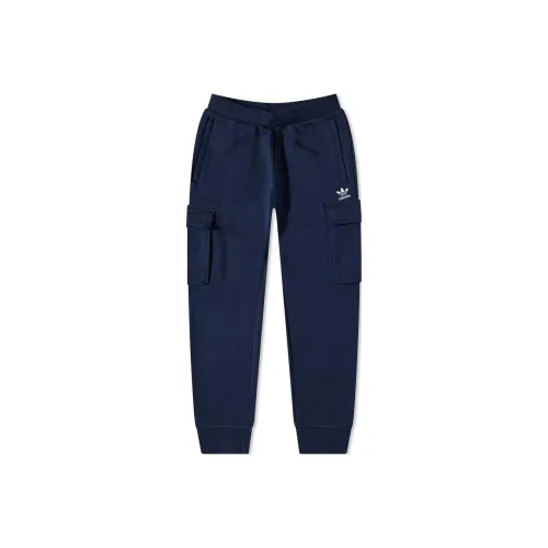 Adidas Originals JOGGING ESSENTIALS Blue Men's Knitted Training Pants Adidas Originals JOGGING ESSENTIALS Синие Мужские Вязаные Тренировочные Штаны