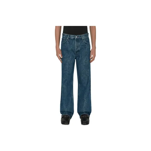 DRIES VAN NOTEN Синий Мужской Джинсы