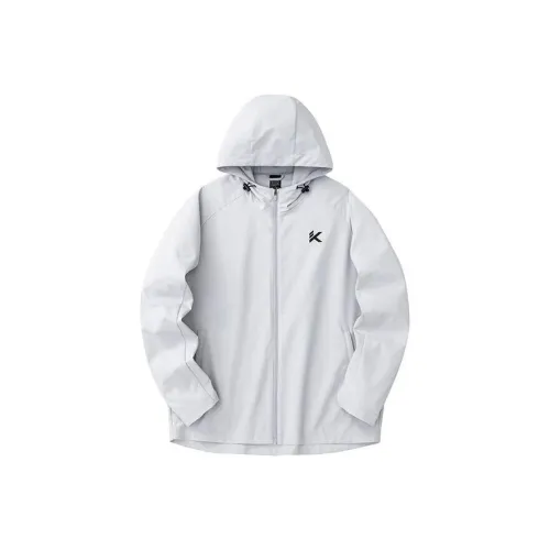 ANTA Basketball Collection Тренчкот Мужской FLOATING Облачный серый