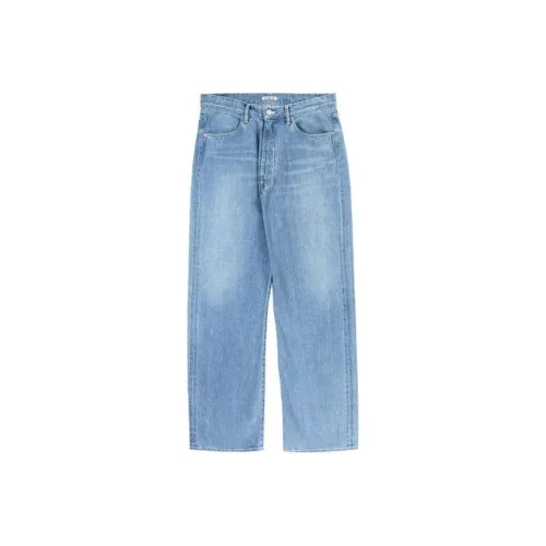 Auralee Men's Blue Jeans Auralee Мужские синие джинсы