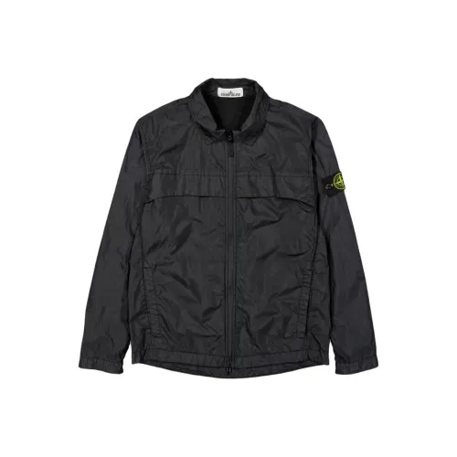 STONE ISLAND Куртка Мужская Черная