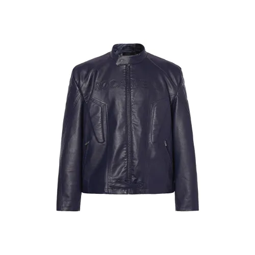 ROCAWEAR Кожа Куртка Куртка Унисекс Темно-синий Синий