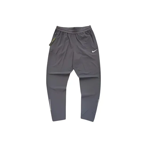 Nike Серые Мужские Вязаные Тренировочные Штаны