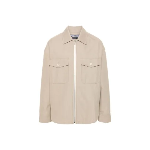 Jacquemus Куртки Пальто Мужской Бежевый