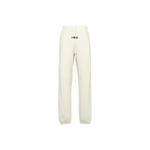Fear Of God Essentials Вязаные тренировочные брюки мужские цвет яичный белый