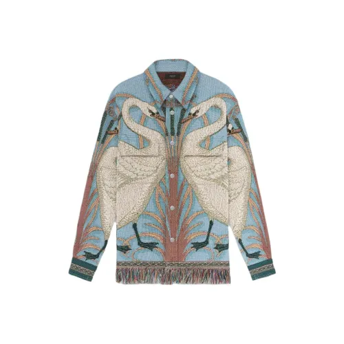 AMIRI SS24 Куртки и Пальто Мужской Синий