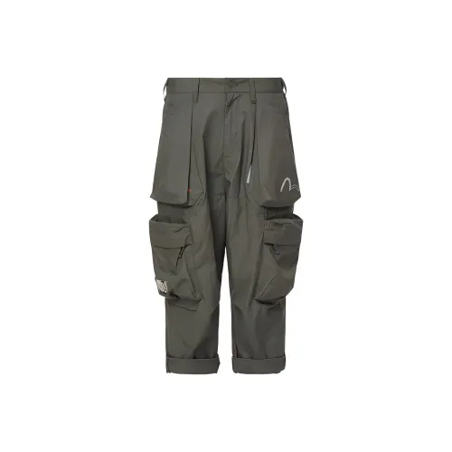 EVISU SS22 Повседневные брюки Мужские Темно-серые