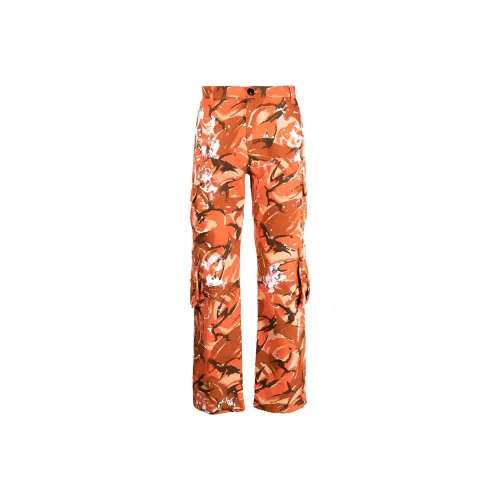 MARTINE ROSE Orange Мужские Карго Брюки