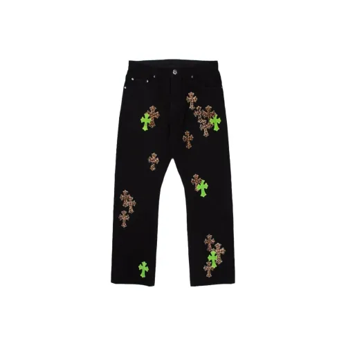 Chrome Hearts Мужские Джинсы Черные