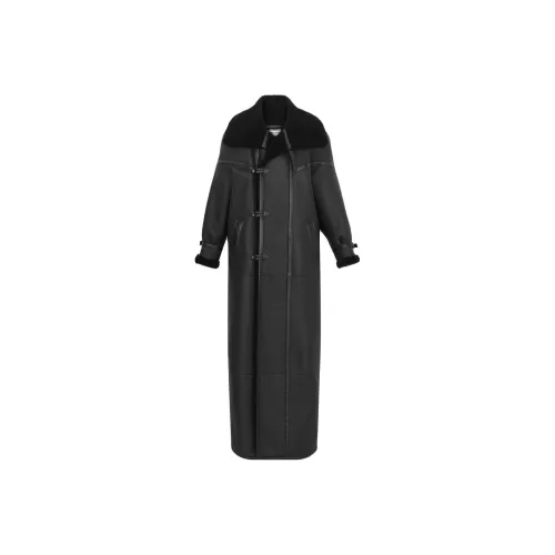 SAINT LAURENT FW23 Кожа Куртка Мужская Черная