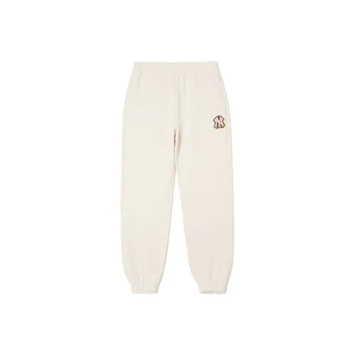 Mlb Base Logo Вязаные Тренировочные Штаны Унисекс Айвори Белый