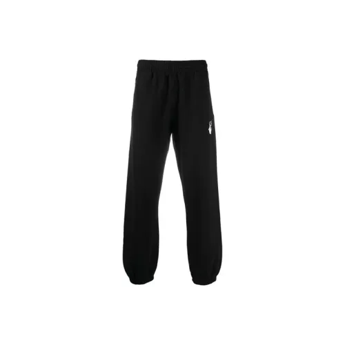 Off Белый SS21 Вязаные Спортивные Штаны Мужские Черные