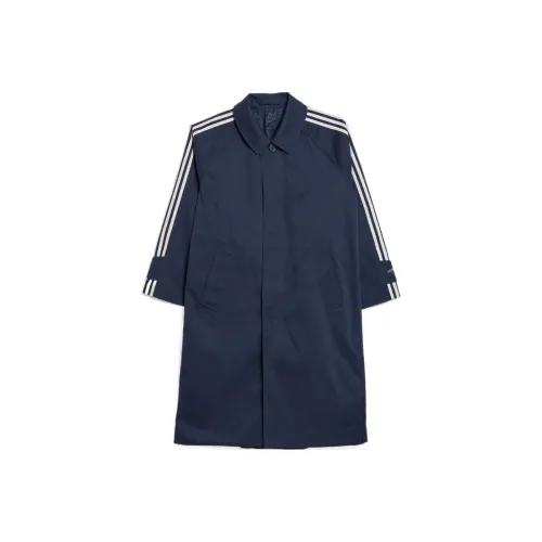 Adidas Темно-синий Мужской Тренч