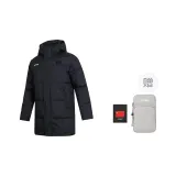 Чёрный подарочный набор сумка (белый)