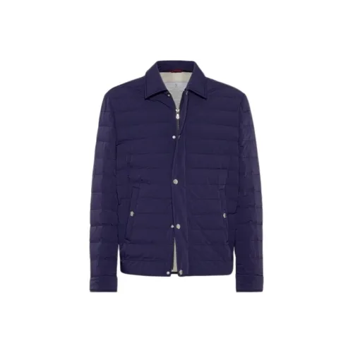 BRUNELLO CUCINELLI FW24 Down Jacket Men's Indigo