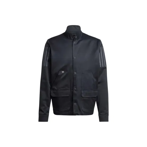 Adidas Trackstand Utility Велоспорт Куртка Куртки Пальто Мужской Черный