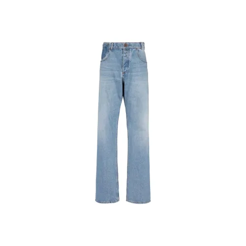 BALMAIN Светло-синие мужские джинсы