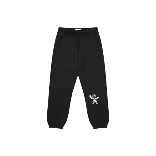 Дворцовый черный унисекс вязаные тренировочные брюки