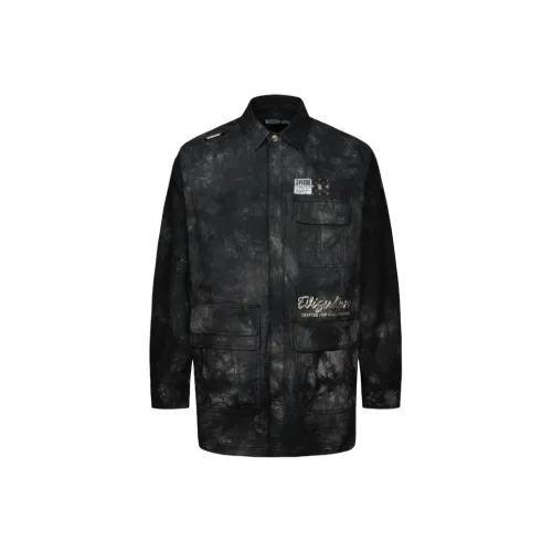 EVISU Мужские черные куртки