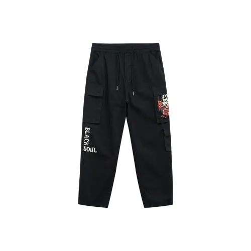 ONIARAI Мужские карго-брюки черного цвета