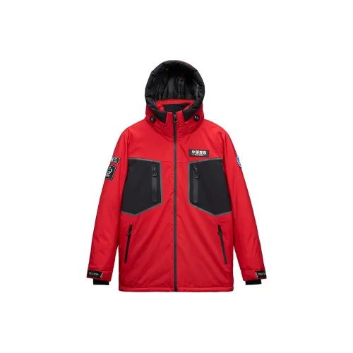 Tectop Пуховик Унисекс Китайский Красный