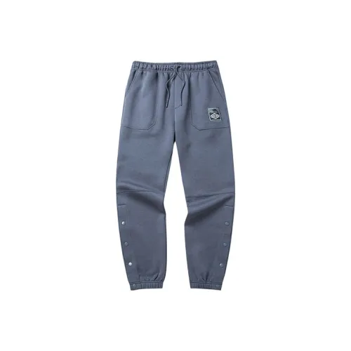 ANTA Тренировочные брюки Мужские Темно-синий Серый Синий