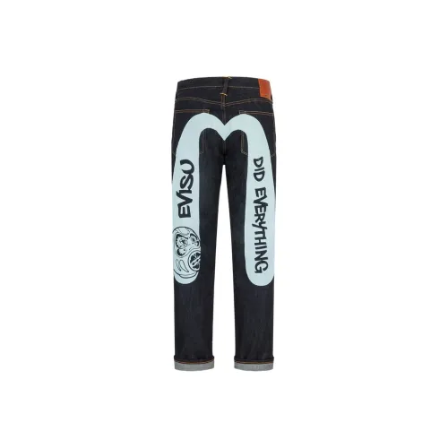 EVISU Джинсовый Синий Мужские Джинсы