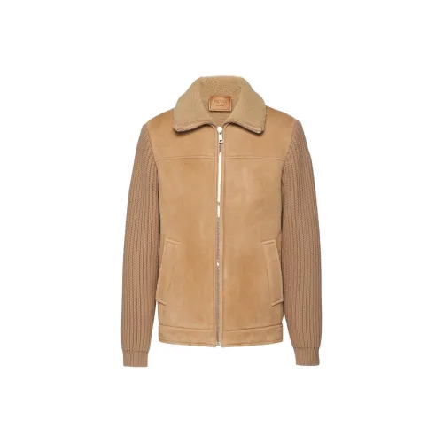 PRADA Куртки и Пальто Мужской Коричневый