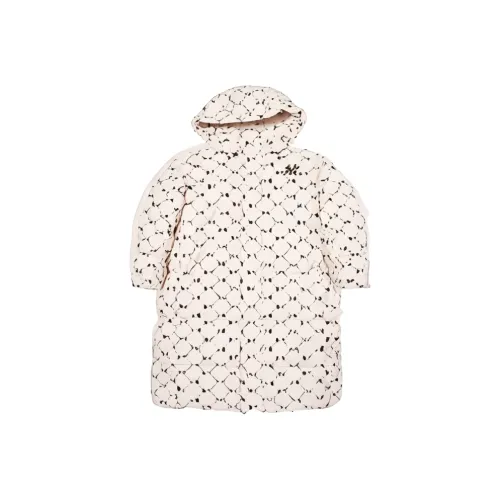 Mlb Base Logo New York Yankees Down Jacket Unisex Apricot