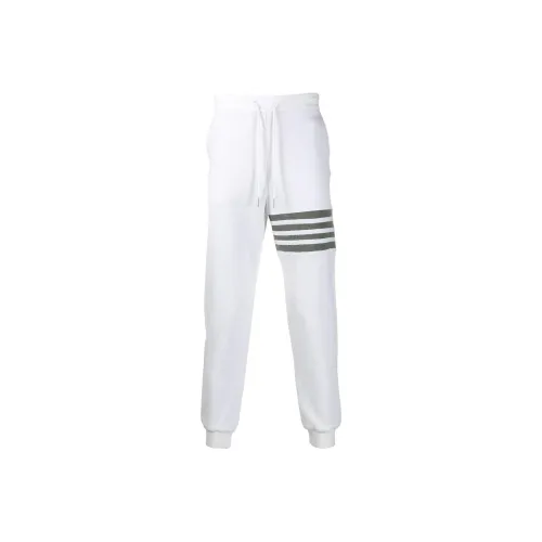 THOM BROWNE Белые Мужские Вязаные Спортивные Штаны
