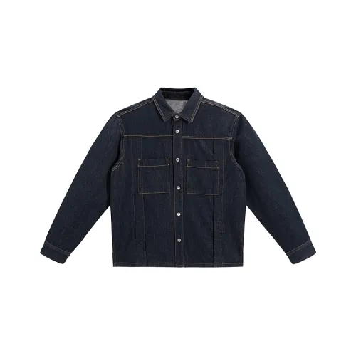 PEACEBIRD MEN Темно-синий деним 1 Мужская куртка