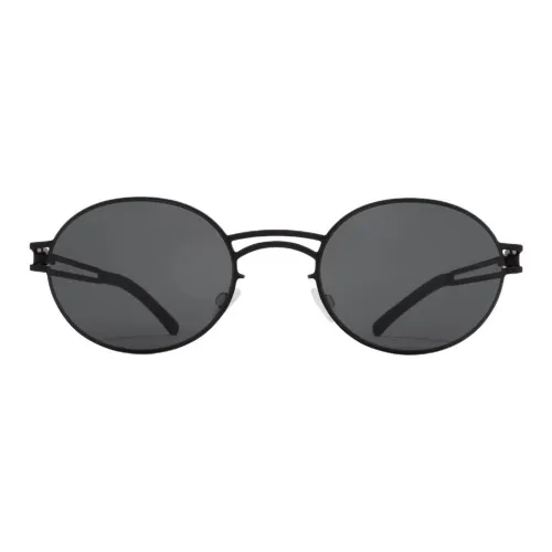 MYKITA Нержавеющая сталь Круглые Солнцезащитные очки Унисекс Черный