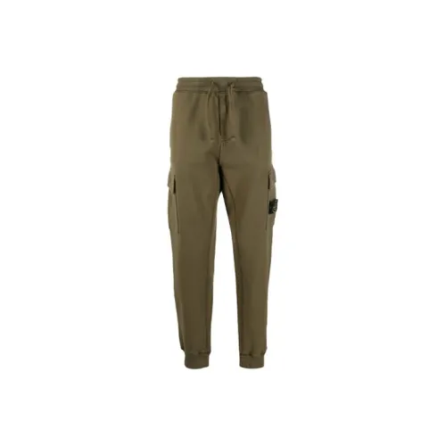 Stone Island Зеленые Мужские Вязаные Спортивные Штаны