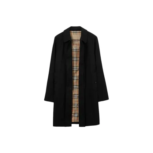Burberry Тренчкот Camden Форма MID Длина Мужской Черный