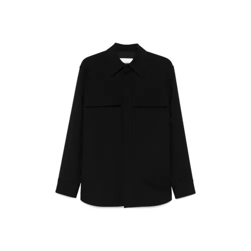 JIL SANDER Мужские черные куртки