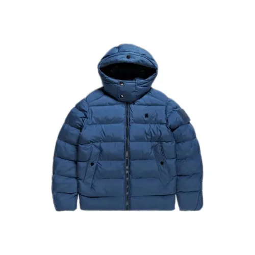 STAR RAW Синий Мужской Пуховик